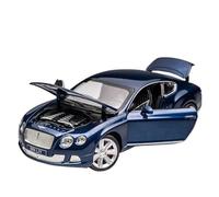 SCVWKAJA Die Cast Vehicles 1:24 For Bentley Continental GT Alloy Car Model Metal Vehicle Simulation Collection Miniature Ornaments(Blue)