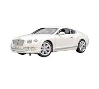 SCVWKAJA Die Cast Vehicles 1:24 For Bentley Continental GT Alloy Car Model Metal Vehicle Simulation Collection Miniature Ornaments(White)