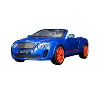 SCVWKAJA Die Cast Vehicles 1:24 For Bentley Continental ISR Miniature Model Car Alloy Car Simulation Model Home Decorative Ornaments(Blue)