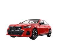 SCVWKAJA Die Cast Vehicles 1:24 For BMW I5 M60 Alloy Scale Car Model Simulation Design Metal Model Ornaments Collection(Red)