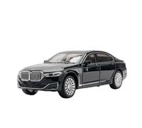 SCVWKAJA Die Cast Vehicles 1:24 For BMW The 7 760LI Alloy Simulation Super Sports Car Model Collection Ornaments Decoration(Black)