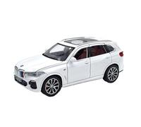 SCVWKAJA Die Cast Vehicles 1:24 For BMW X5 Suv Alloy Simulation Super Sports Car Model Collection Ornaments Decoration(White)