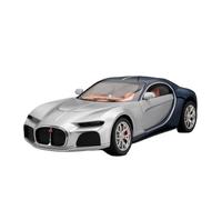 SCVWKAJA Die Cast Vehicles 1:24 For Bugatti Atlantic Replica Alloy Car Model Metal Collectible Crafts Decorative Ornaments(Purple)