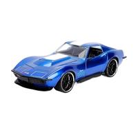 SCVWKAJA Die Cast Vehicles 1:24 For Chevrolet Corvette Stingray ZL1 1969 Luxury Alloy Casting Car Model Sports Car Decoration(Purple)