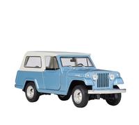 SCVWKAJA Die Cast Vehicles 1:24 For Jeep Jeepster 1967 Classic Retro Vintage Car Collection Ornaments Luxury Static Car Model(Blue)