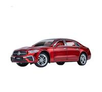 SCVWKAJA Die Cast Vehicles 1:24 For Mercedes-Benz C260L Carefully Designed Alloy Car Model Simulation Ornaments Collection(Red)