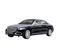 SCVWKAJA Die Cast Vehicles 1:24 For Mercedes-Benz Maybach S680 Exquisite Luxury Alloy Car Model Scale Vehicle Model Dynamic Ornaments(Black and silver)