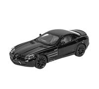 SCVWKAJA Die Cast Vehicles 1:24 For Mercedes Benz SLR Collection Of Static Alloy Car Model Metal Craft Simulation Ornaments(Black)
