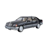 SCVWKAJA Die Cast Vehicles 1:24 For Mercedes-Benz W140 Mini Alloy Sports Car Model Metal Can Be Opened And Closed Collection(Black)