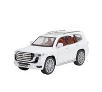 SCVWKAJA Die Cast Vehicles 1:24 For Toyota Land Cruiser LC300 Mini Alloy Sports Car Model Metal Can Be Opened And Closed Collection(White)