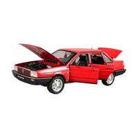 SCVWKAJA Die Cast Vehicles 1:24 For Volkswagen Santana Exquisite Luxury Alloy Car Model Scale Vehicle Model Dynamic Ornaments(Red)