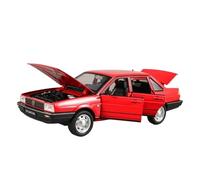 SCVWKAJA Die Cast Vehicles 1:24 For Volkswagen Santana Simulation Simulation Metal Alloy Model Car Luxury Ornaments Decoration(Red)