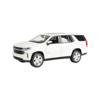 SCVWKAJA Die Cast Vehicles 1:26 For Chevrolet Tahoe SUV 2021 Simulation Refined Alloy Car Model Classic Metal Exquisite Ornaments(White)