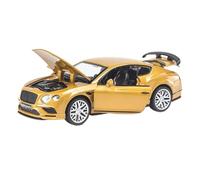 SCVWKAJA Die Cast Vehicles 1:32 For Bentley Continental Alloy Metal Car Model Collection Static Model Ornaments Decoration(Yellow)