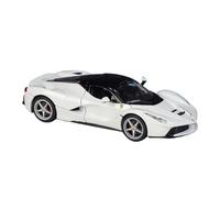 SCVWKAJA Die Cast Vehicles 1:32 For Ferrari LaFerrari Finished Alloy Model Car Craft Replica Living Room Ornaments Decoration(White)