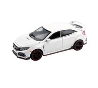 SCVWKAJA Die Cast Vehicles 1:32 For Honda Civic Type-R Alloy Car Model With Opening Doors Suitable For Home Decoration(White)