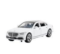 SCVWKAJA Die Cast Vehicles 1:32 For Mercedes-Benz S400L Mini Alloy Sports Car Model Metal Can Be Opened And Closed Collection(White)