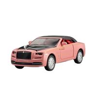 SCVWKAJA Die Cast Vehicles 1:32 For Rolls-Royce Dawn Spofec Classic Alloy Car Model Replica Exhibition Hall Collection Ornaments(Pink)