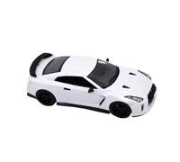 SCVWKAJA Die Cast Vehicles 1/43 For Nissan GT-R R35 Classic Alloy Car Model Miniature Vehicle Collection Ornaments Decoration(White)