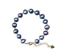 SCWZZWSY bracelets for womens Natural Alien Colorful Pearl Bracelet Malachite Green Premium Temperament Wild Gold Adjustable