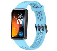 SCWZZWSY Silicone Watch Strap For Band 8 Accessories sport Breathable watchband Replacement Wristband bracelet for Band 9