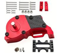 SCX10 LCG Metal Gearbox for 1/10 RC Crawler Aluminum Transmission Upgrade Kit Complete Gearbox Assembly for Axial SCX10 II III(Rot)