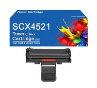SCX4521 Toner Cartridge with Chip Replacement for Samsung SCX-4621NS 4321NS 4521NS 4521HS 4021NS 4725F Printer, High-Definition Printing,SCX4521-1Set