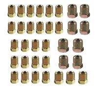 scyca Brake Lines Nut, Brake Lines Assembly | Stainless Brake Lines Pipe Connector,Brake Lines Connector Brake Oil Pipe Nut Union for Car Truck