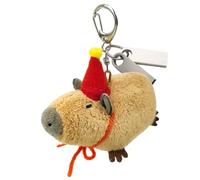 scyca Capybara Plush Keychain,Capybara Keychain,Plush Keychains Pendant | Cute Creative Plush Doll Keychain, Squishy Animal Keychain, Toy Keychain