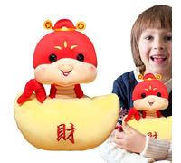 scyca Chinese New Year Snake Plush Toy,Chinese New Year Snake Plush Toy | Animal Plush Pillow,2025 Year of the Snake Pet Doll Snake China Animals