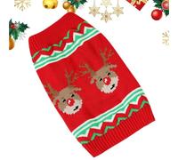 scyca Christmas Dog Clothes | Christmas Warm Dog Sweater Dog Shirts - Breathable Dog Cloth Pet Accessories for All Breeds Cats Dogs