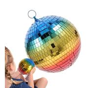 scyca Disco Ball Decoration, Disco Ball | Christmas Disco Balls with Reflective Gradient,Gradient Disco Balls Decoration, Party Supplies, Ball Ornament