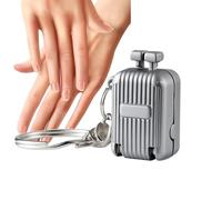 scyca Key Ring Nail Clipper, Thick Nail Clipper,Nail Clipper Keychain Suitcase Small - Finger and Toenail Cutter Tool for Camping, Travel, School