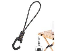 scyca Lanyard for Keys, Bracelet with Keychain, Multifunctional Anti-Lost Lanyard Clip - Seven Core Lanyard, Triangle Buckle Locking Clip Hook for Backpack, Camping, Hiking, Camouflage Hard Type