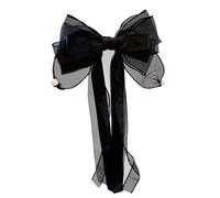 scyca Large Hair Bows for Women,Ribbon Hair Bows - Fashion Big Ribbon Bows Clip | Hair Clip with Bows and Accessories for the Long Tail for