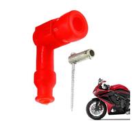 scyca Motorcycle Spark Plug Cap,Spark Plug Cover,Waterproof Rubber Spark Plug Cap for Spark Plug | Multi-Colored Motorcycle Accessories No Resistor Dustproof Replacement Part for