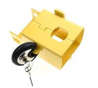 scyca Trailer Tongue Lock, Trailer Lock - Weatherproof, Strong Tow Bar Pin Lock, Adjustable Travel Trailer Hitch Lock, Tongue Lock for Towing Hitch, Hot or