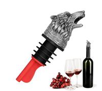scyca Whisky Pourer, Wolf Head Wine Pourer, Shot Pourer, Liquor Pourer, Cool Wine Pourer - Pourer for Liquors, Bottle Pourer for Bar Liquors, Wine Diffuser Aerator for Men