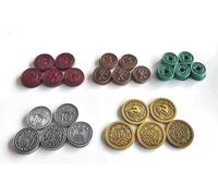 Stonemaier Games Scythe & Expeditions - 80 Metal Coins