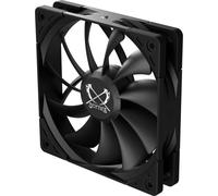Scythe Kaze Flex II 120 PWN, 120mm x 25mm Air Flow Optimized Quiet Operating Computer Case Fan, Fluid Dynamic Bearing, 4-Pin Connector, Single Pack (Standard Edition - 1500 RPM)