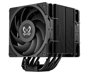 Scythe Mugen 6 Dual Fan Black Edition CPU Air Cooler, Intel LGA1700, LGA1151, AMD AM5, AM4 Support,120mm, Single Tower, Aluminium Top Cover (Mugen 6 Dual Fan Black Edition)