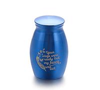 SCZMBLTLNV Cremation Urn Pet 1Pc Mini Memorial Urn Aluminum Alloy Threaded Lid Pet Cremation Urns Beloved Pet Keepsake Funeral Urn(2,S)