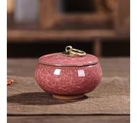 SCZMBLTLNV Cremation Urn Pet Ceramics Ash Urn Sealed Cremation Funeral Ashes Keepsake Small Animals Pet Dog Cat Memorial Suitable Home Fireplaces Burial 23871(F,S)