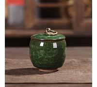 SCZMBLTLNV Cremation Urn Pet Ceramics Ash Urn Sealed Cremation Funeral Ashes Keepsake Small Animals Pet Dog Cat Memorial Suitable Home Fireplaces Burial 23871(B,M)