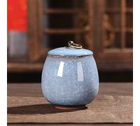 SCZMBLTLNV Cremation Urn Pet Ceramics Ash Urn Sealed Cremation Funeral Ashes Keepsake Small Animals Pet Dog Cat Memorial Suitable Home Fireplaces Burial 23871(C,M)