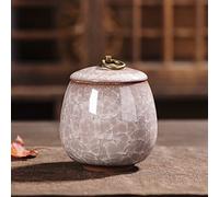SCZMBLTLNV Cremation Urn Pet Ceramics Ash Urn Sealed Cremation Funeral Ashes Keepsake Small Animals Pet Dog Cat Memorial Suitable Home Fireplaces Burial 23871(G,L)