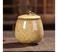SCZMBLTLNV Cremation Urn Pet Ceramics Ash Urn Sealed Cremation Funeral Ashes Keepsake Small Animals Pet Dog Cat Memorial Suitable Home Fireplaces Burial 23871(H,L)