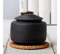 SCZMBLTLNV Cremation Urn Pet For Dogs Cats Ashes Keepsake Memorial Box Funeral Set Burial Urns For Cremated Remains Ash Vial Adult Funeral Urn Pet Cat And Dog Urn 79430(Black,L)