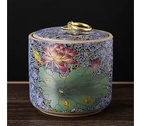 SCZMBLTLNV Cremation Urn Pet Handmade Ceramics Chinese Style Cremation Urn For Human Or Pet Ashes Cats Dogs Animals Reptiles Ceramic Cremation Urns(4)