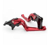 SCZMBLTLNV for Ducati Hypermotard 821 for HYPERSTRADA 2013 2014 2015 CNC 3D Snake Aluminum Motorcycle Accessories Adjustable Brake Clutch Levers Brake(Red-150mm)